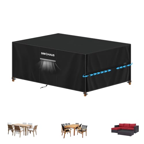 Simphaus Abdeckung Gartenm Bel 160x90x75cm Wasserdicht Abdeckplane Gartenm