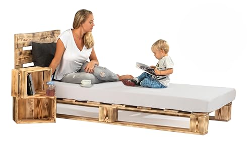 Lermowood Palettenbett M1 Aus Holz 120 X 200