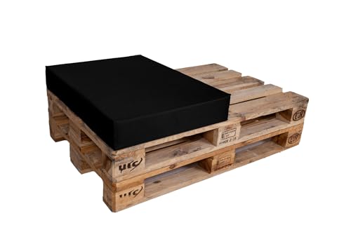 Texdeko Halbes Palettenkissen 60x80x12cm Loungekissen Wasserabweisend Waschbar Palettenpolster