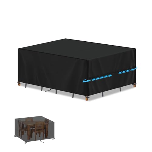 Simphaus Abdeckung Gartentisch Abdeckung Gartenm Bel Wasserdicht Uv