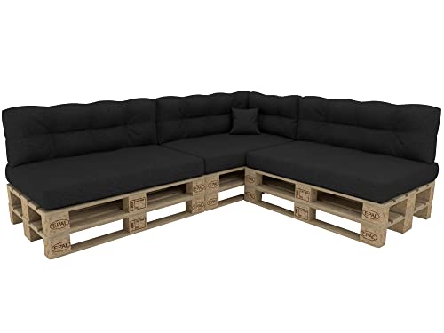 Pokar Palettenkissen Palettenauflagen Palettenm Bel Palettensofa 8er Set