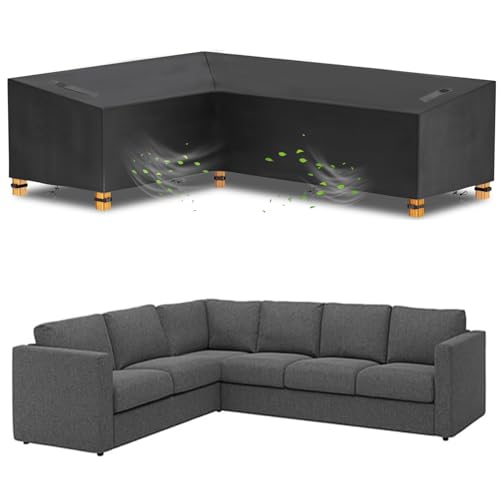 Auperto L Form Gartensofa Abdeckung Lounge Abdeckung Sofa