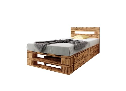 Lermowood Palettenbett M2 Aus Holz 120 X 200