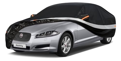 Holthly 10 Schichten Autoabdeckung 100 Wasserdicht Outdoor Auto