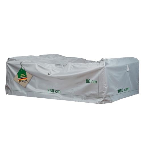 Mehr Garten Lounge Abdeckung Rechteckig 230x165x80 Cm Grau