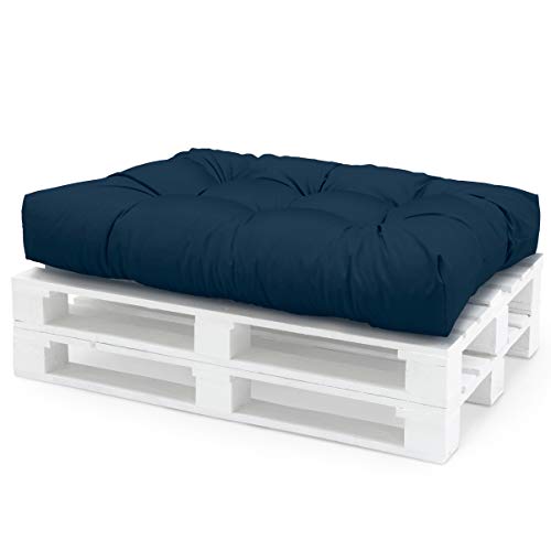 Spatium Palettenkissen Set Abnehmbar Bezug Wasserdicht Gesteppt Palettenauflage