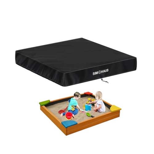 Simphaus Sandkastenabdeckung Wasserdicht Sandkasten Abdeckung Sandkasten Abdeckplane Sandkasten