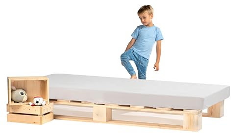 Lermowood Palettenbett M1 Aus Holz 120 X 200