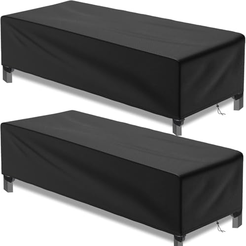 Bonna 2 St Ck Gartenliege Abdeckung Mit Verstellbarem