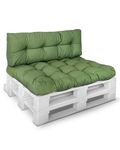 Diluma Palettenkissen Europaletten 2er Set Lounge Kissen 1x