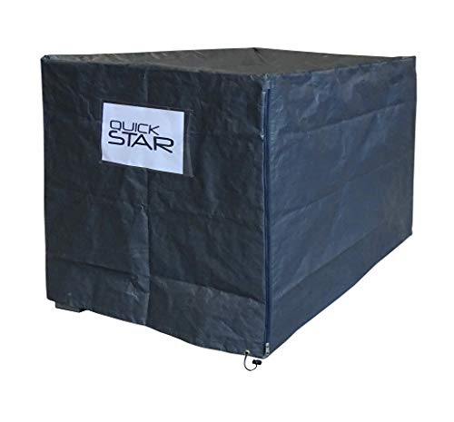 Quick Star Gitterbox Abdeckung 125x85x87cm Grau Pe Gewebefolie