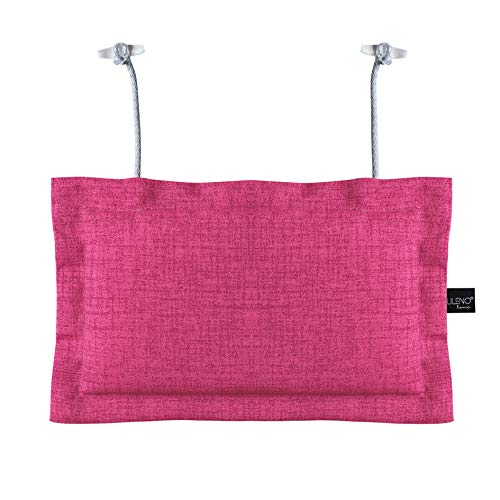 Lileno Home Palettenkissen Set Pink Deko Kopfkissen 22x35