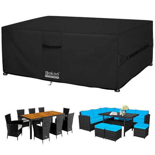 Dokon Abdeckung F R Gartenm Bel Wasserdicht 200x100x74cm