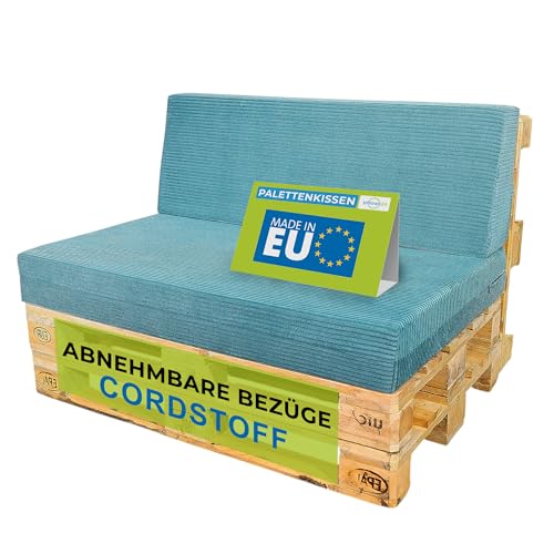 Pillows24 Palettenkissen 2 Teiliges Set Aus Cordstoff Sitzkissen
