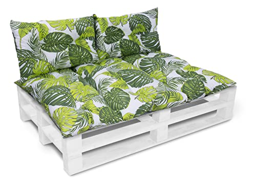 Amilian Palettenkissen Set 1x 120x80 Cm 2x 40x60