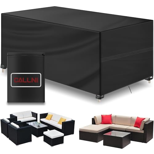 Callni Abdeckung Gartenm Bel Winterfest Wasserdicht Abdeckplane 420d