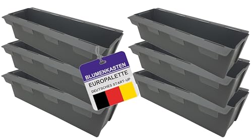 Pilix Paletten Blumenkasten Europalette 6er Mit Patentiertem Stecksystem