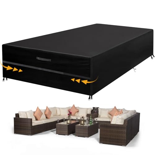 Garprovm Gartenm Bel Abdeckung Wasserdicht 350x260x90cm Gartenm Bel