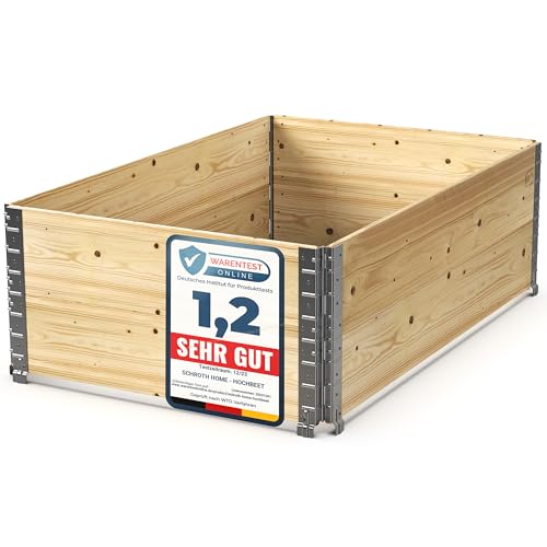 Schroth Home Hochbeet 120x80x40cm Gro Rechteckig Palettenrahmen Aus