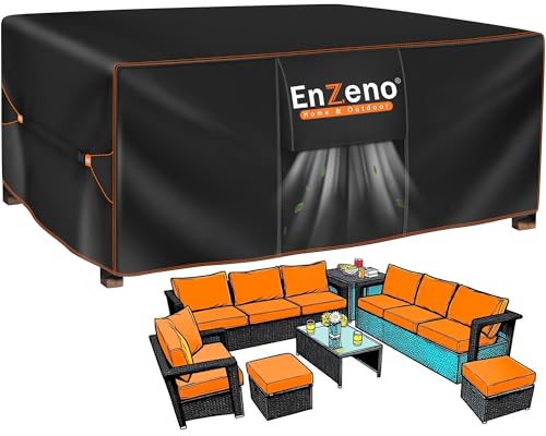 Enzeno Abdeckung Gartenm Bel Wasserdichte 300x250x100cm 420d Oxford