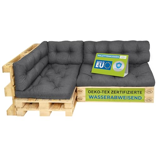 Pillows24 Palettenkissen 6 Teiliges Set Palettenauflage F R