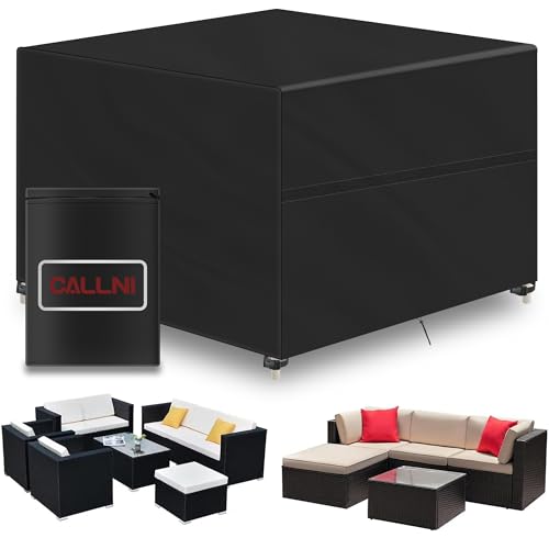 Callni Abdeckung Gartenm Bel Winterfest Wasserdicht Abdeckplane 420d