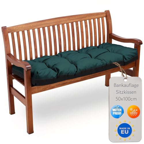 Amazinggirl Bankauflage Sitzkissen Outdoor Hollywoodschaukel Kissen 100x50 Cm