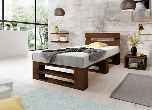 Lermowood Palettenbett M2 Aus Holz 120 X 200