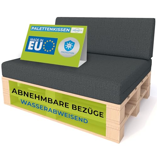 Pillows24 Palettenkissen 2 Teiliges Set Palettenauflage F R