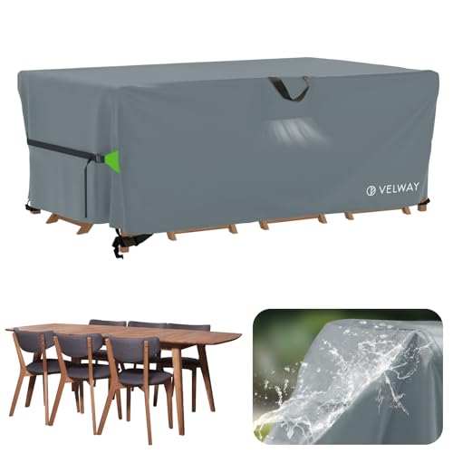 Velway Abdeckung Gartenm Bel Wasserdicht 180x120x74cm Rechteckig Schutzh