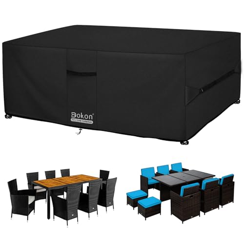 Dokon Abdeckung F R Gartenm Bel Wasserdicht 160x100x74cm