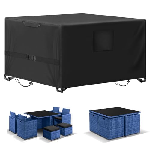 Kovshuiwe Gartenm Bel Abdeckung 120x120x74cm Schutzh Lle Gartenm