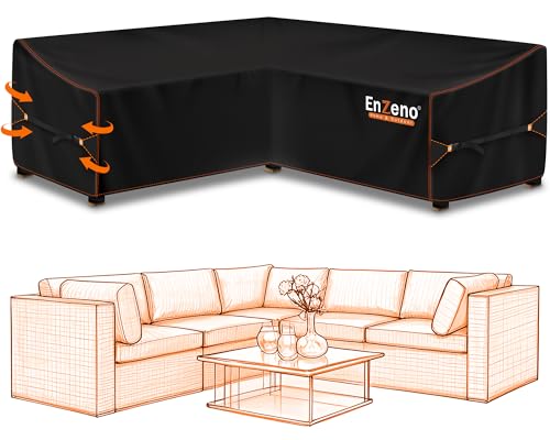 Enzeno Gartenm Bel Abdeckung L Form Schutzh Lle