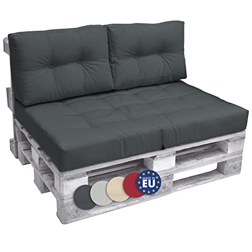 Beautissu 2x Palettenkissen Outdoor R Ckenkissen 60x40 Cm