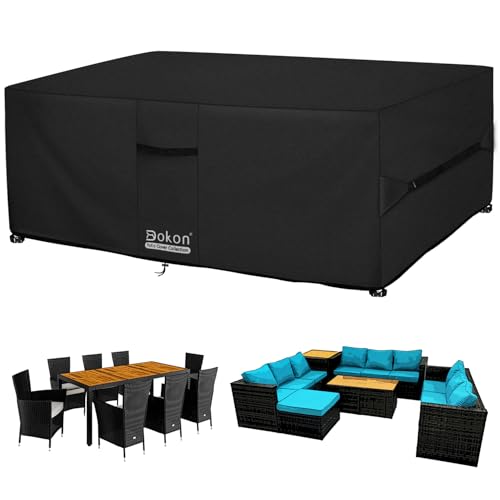 Dokon Abdeckung F R Gartenm Bel Wasserdicht 280x205x106cm