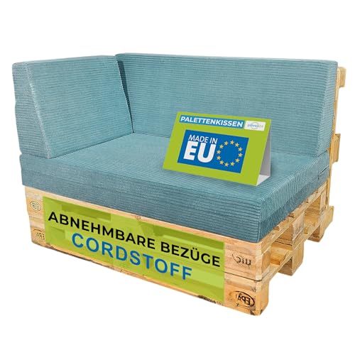 Pillows24 Palettenkissen 3 Teiliges Set Aus Cordstoff Sitzkissen