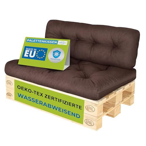 Pillows24 Palettenkissen 2 Teiliges Set Palettenauflage Polster F