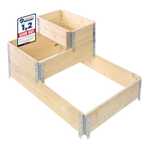 Garronda Naturbelassene Hochbeete F R Garten Palettenrahmen Hochbeet