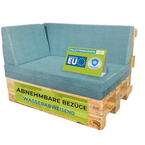 Pillows24 Palettenkissen 3 Teiliges Set Aus Cordstoff Sitzkissen