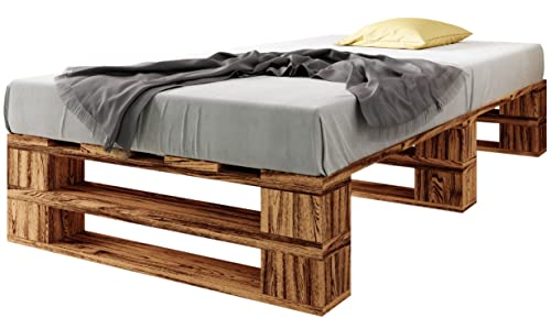 Sunnypillow Palettenbett M2 Aus Holz 120 X 200