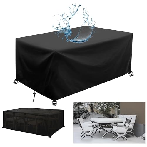 Ajalgz Gartentisch Abdeckung 165x80cm Abdeckung Gartenm Bel Winterfest