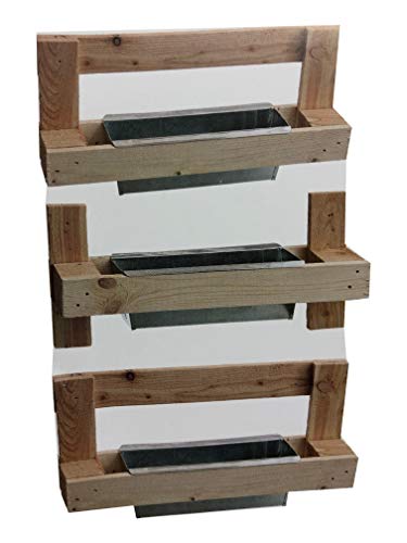 Dragimex 3er Set Blumenkasten Palettenpflanzkasten Holz Plus Pflanzgef