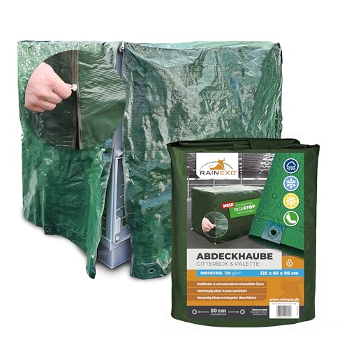 Rainexo Gitterbox Paletten Abdeckhaube Abdeckplane Gr N 2