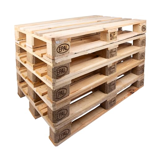 5 Europaletten Aus Holz Je 120x80cm Neue Holzpaletten