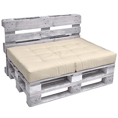Beautissu Palettenkissen Outdoor Sitzkissen 120 X 80 Cm