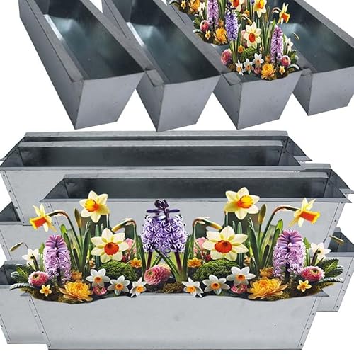 Kamaca 12 St Ck Zink Paletten Blumenkasten Einsatz
